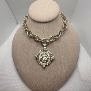 Serenity 22” pendant .935 with .925 sterling silver chain .2015 . Just stunning